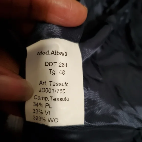 The Gigi Italia Men's Blue Plaid Wool Blazer w/ Mustard Velvet Trimming Size 48 - Picture 11 of 13